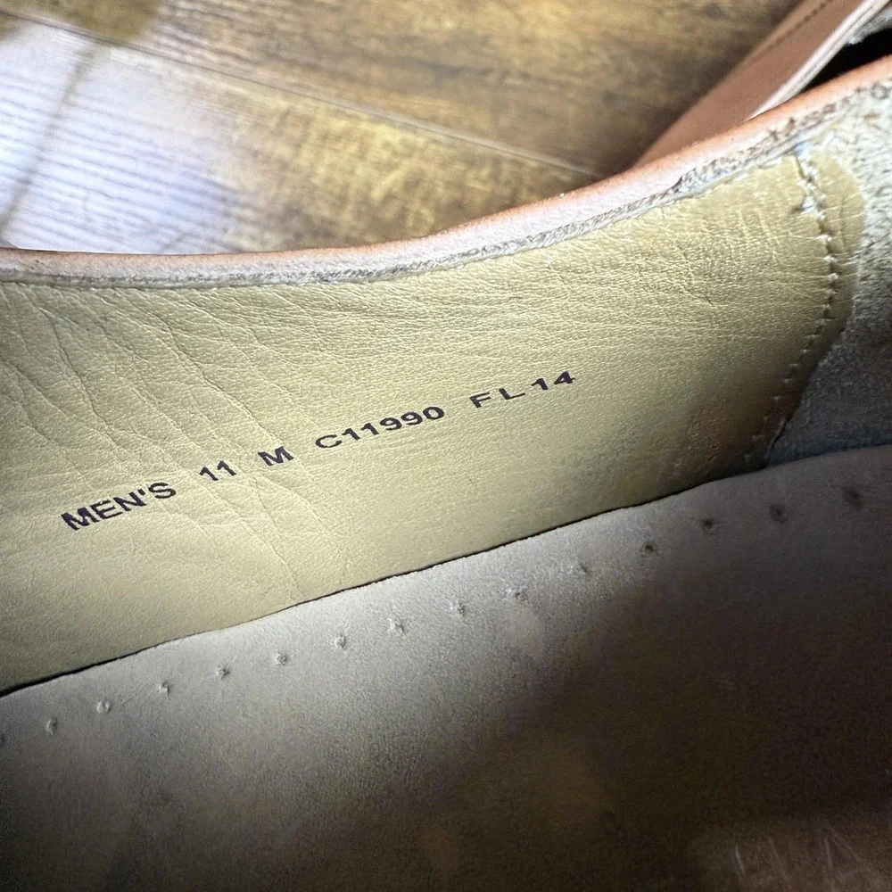 Cole Haan Cambridge C11990 Tan Leather Split Toe Derby Mens‎ Size 11 M